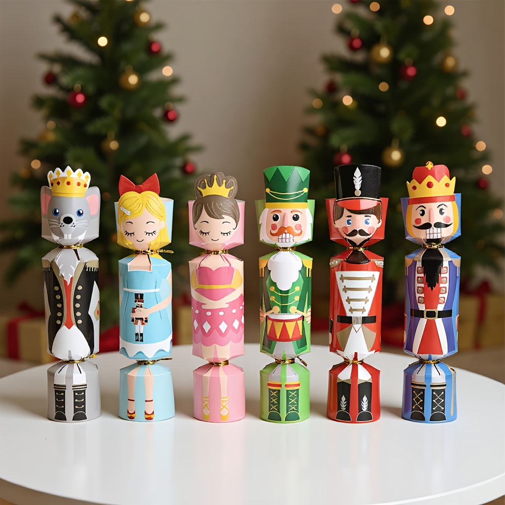 24Pcs Christmas Cracker Nutcra - Event Party Box 评论和价格