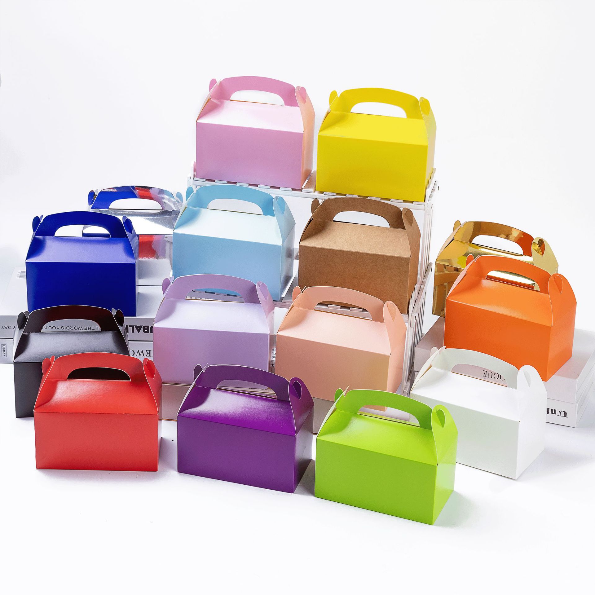 10-30pcs Gift Boxes with Handl - Event Party Box 评论和价格