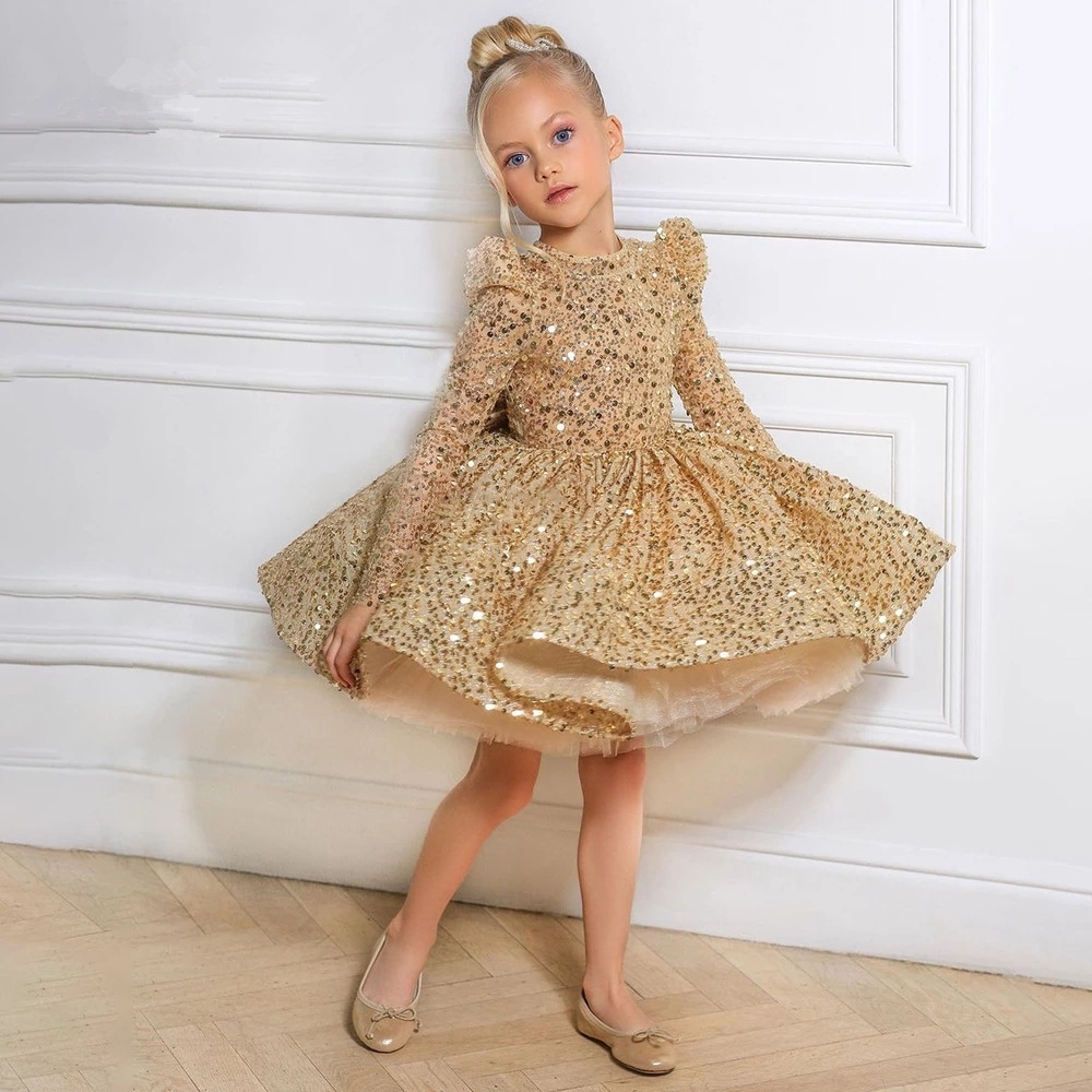 Golden Sequined Tulle Princess - Glitter Tablecloth 评论和价格