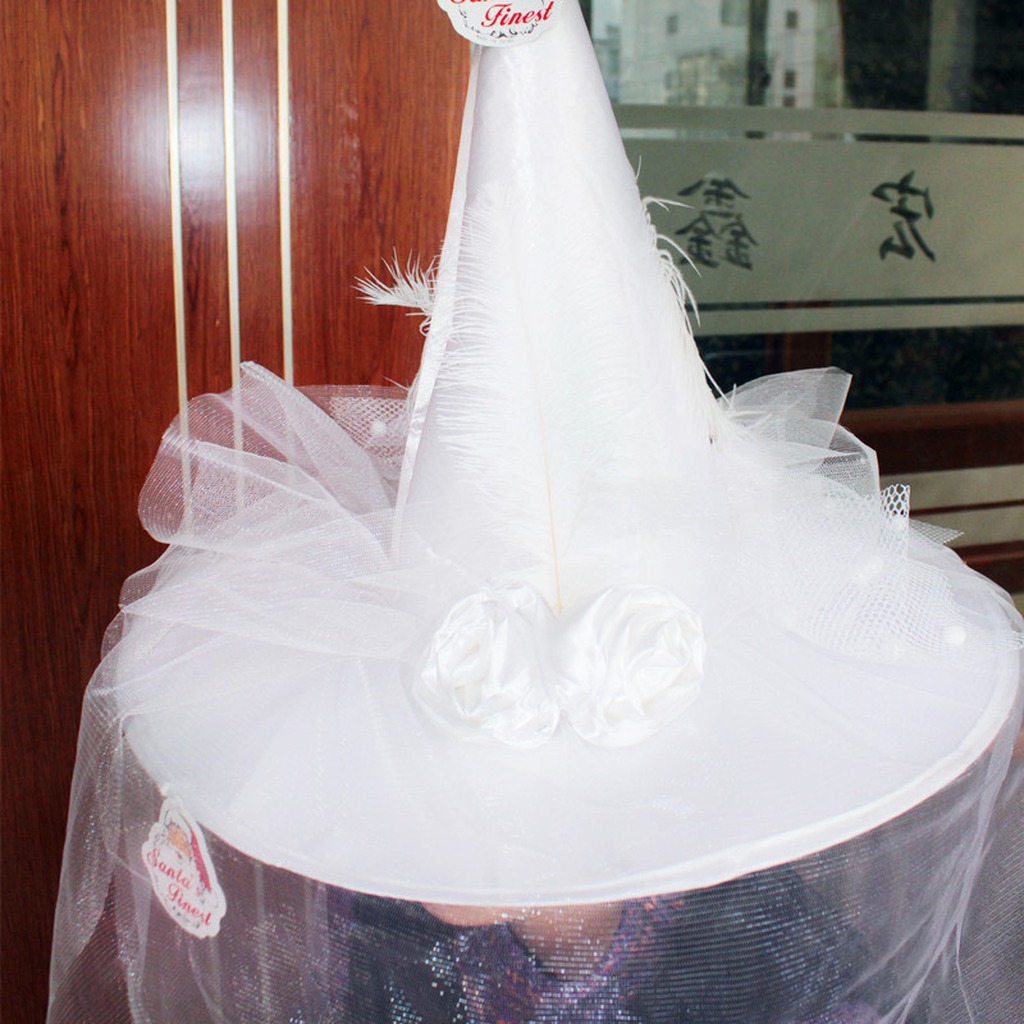 Halloween Hat Fabric Pointed C - Party Hat Cone 评论和价格