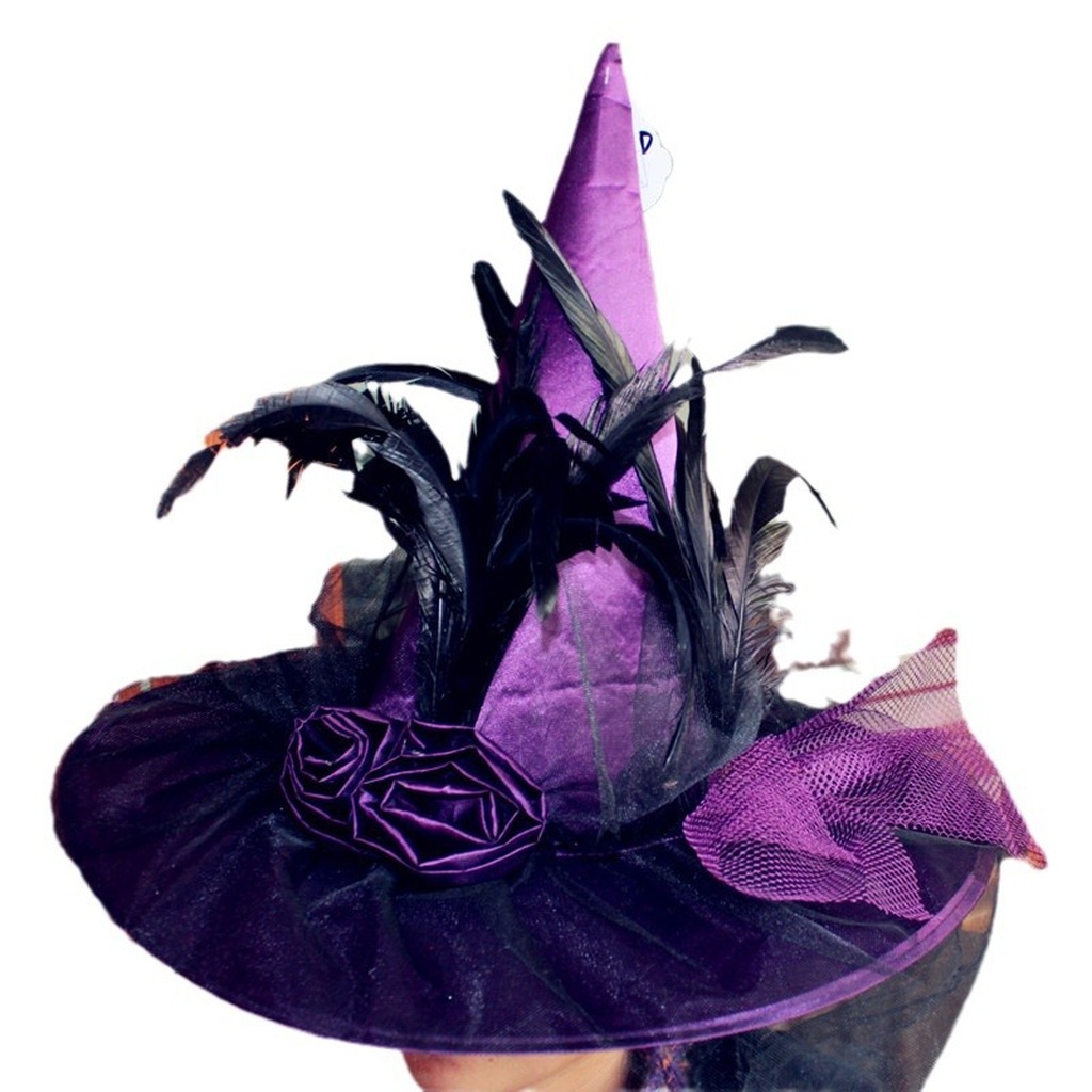 Halloween Hat Fabric Pointed C - Party Hat Cone 评论和价格