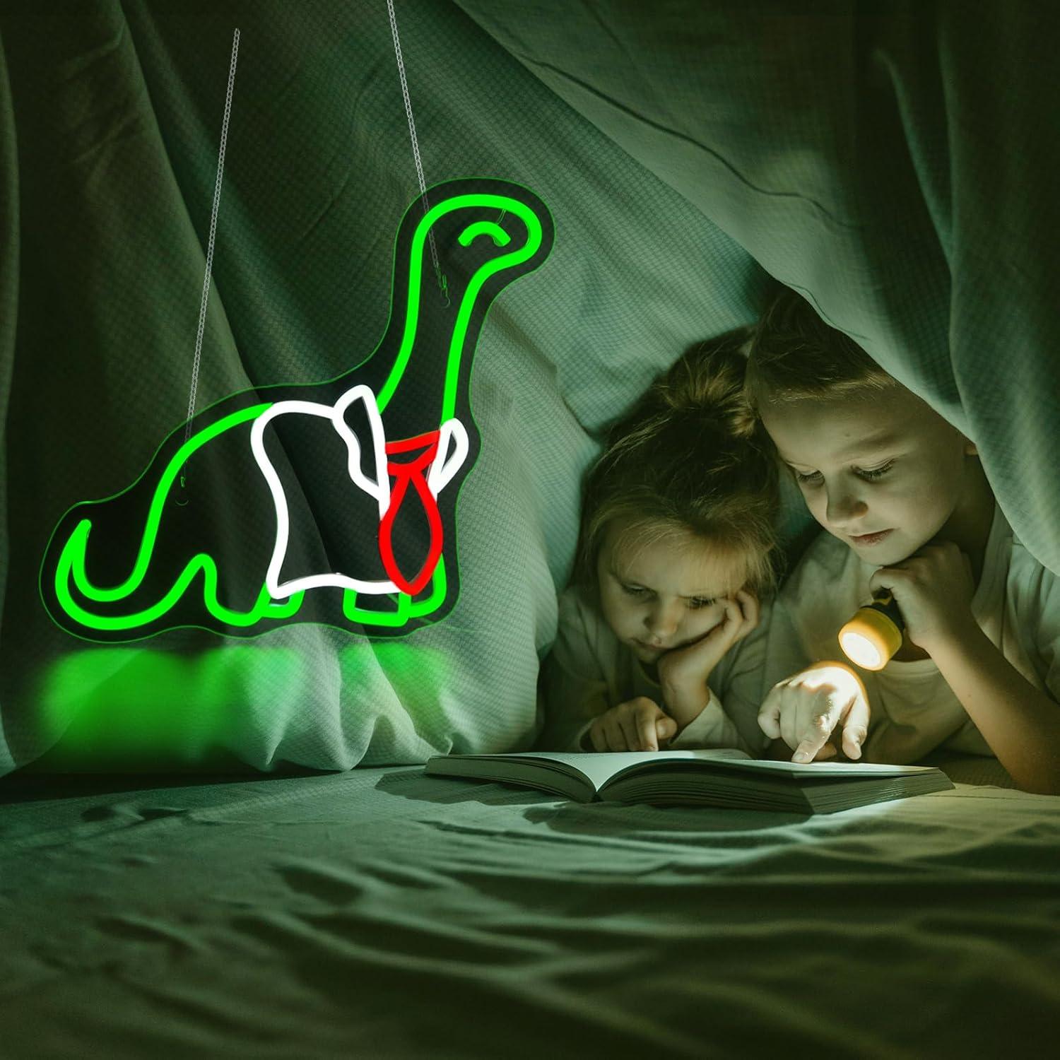 Dinosaur Neon Sign Dimmable LE - Neon Sign Party 评论和价格